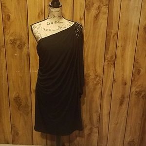One Shoulder Asymetrical Party Dress